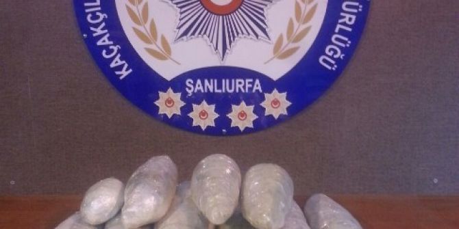 Otobüsün Bagajındaki Taburelerde Esrar Çıktı