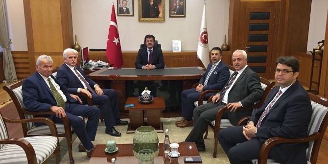 Denizli Heyetinden Bakan Zeybekci’ye Ziyaret