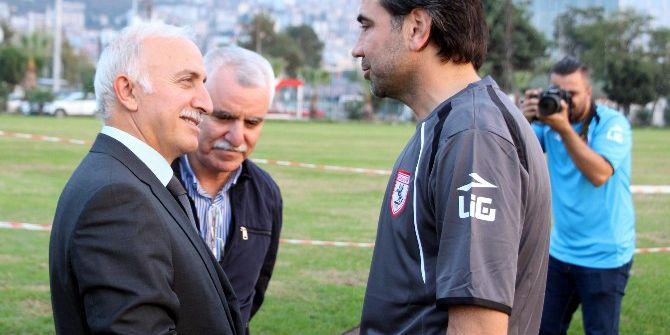 Özköylü, Takımla İlk İdmana Çıktı