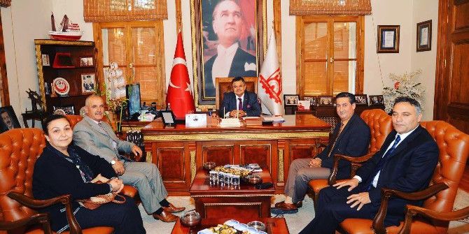 Başkan Yağcı’ya Baş Sağlığı Ziyareti