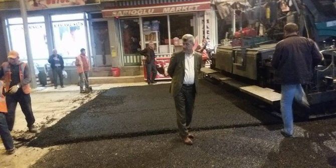 Yığılca Belediyesi Gece Gündüz Çalışıyor