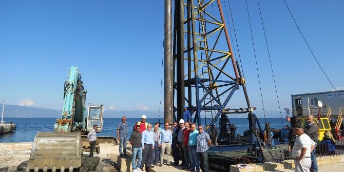 Mudanya Sahiline Teraslar Yapılıyor