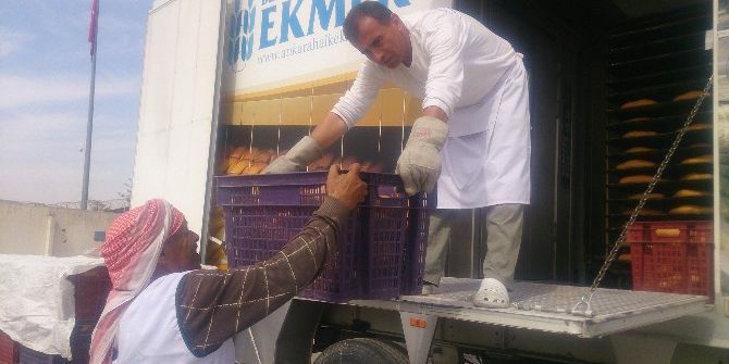 Ankara Büyükşehir’den, Cerabluslulara Taze Ekmek