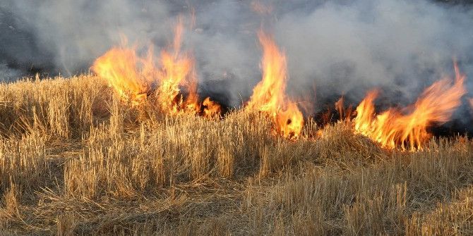 Çiftçiye Anız Yangını Uyarısı