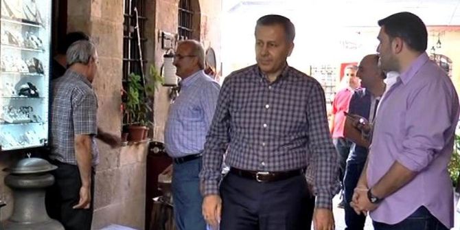 Valiler Tarihi Antep Çarşısını Gezdi