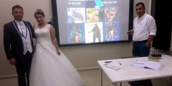 Devamsızlık Yapmamak İçin Düğünü Bırakıp Kursa Gittiler