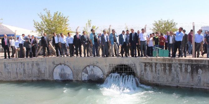 Samsat Sulama Pompaj İstasyonunun Resmi Açılışı Yapıldı