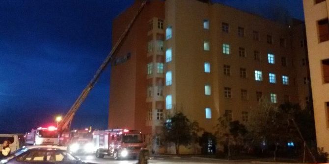 Bandırma Devlet Hastanesi’nde Yangın