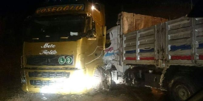 Kastamonu’da Tır İle Kamyon Çarpıştı: 1 Yaralı