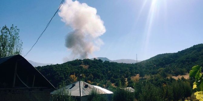 Şemdinli’de Karakola Bomba Yüklü Araçla Saldırı