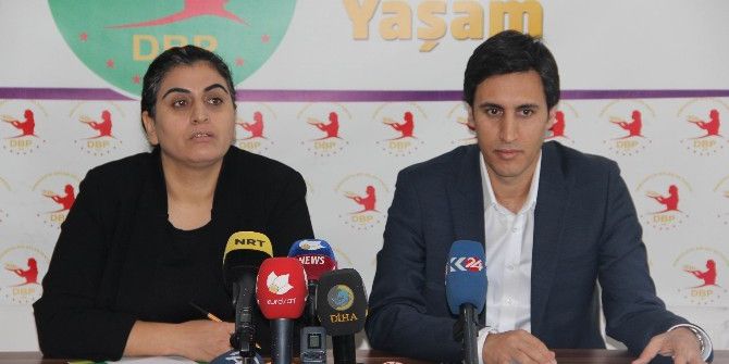 Cezaevinden Çıkan Dbp Eş Başkanı Kamuran Yüksek Basın Açıklaması Yaptı