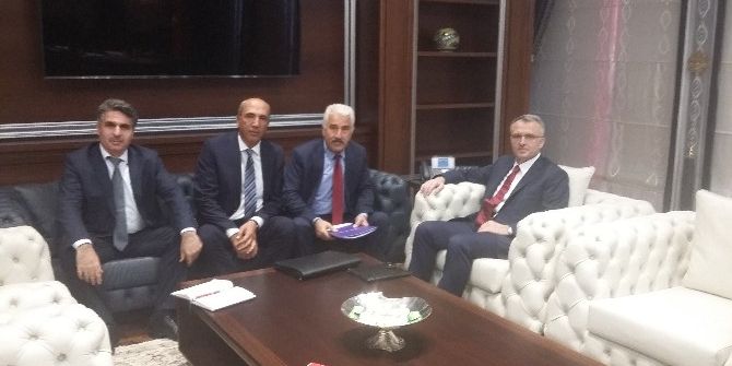 Maliye Bakanı Ağbal, Ergaz Heyetini Makamında Ağırladı