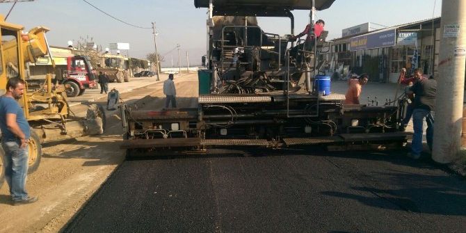 Yeni Sanayi Sitesinde Asfalt Çalışması