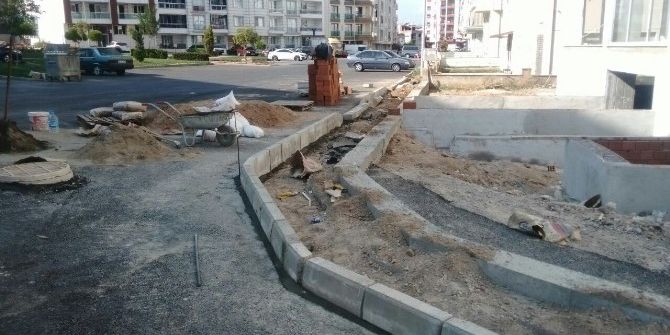 Kurtuluş Mahallesi’nde Bordür Çalışması