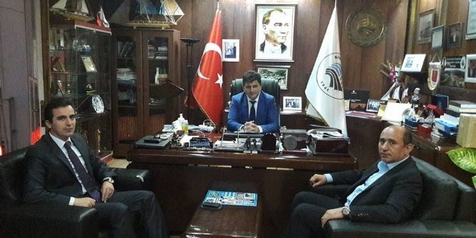 Kaymakam Karakaya, Başkan Şahin’i Ziyaret Etti