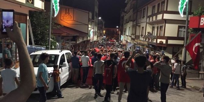 İspir’de Terör Tepkisi