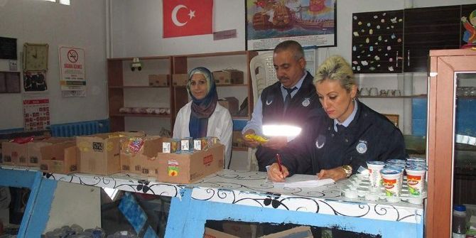 Dinar Belediyesi Okul Kantinlerini Denetledi