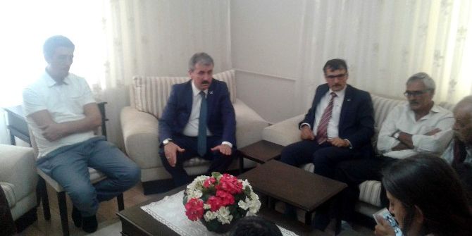 Bbp Genel Başkanı Destici’den Ertan Gökçe’ye Geçmiş Olsun Ziyareti