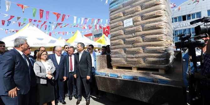 Türkiye’nin Hububat Deposu Gazinatep’te Çiftçiye Tohum Desteği