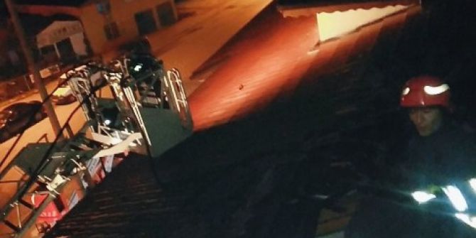 Aspiratörün Kabloları Kısa Devre Yapınca Yangın Çıktı