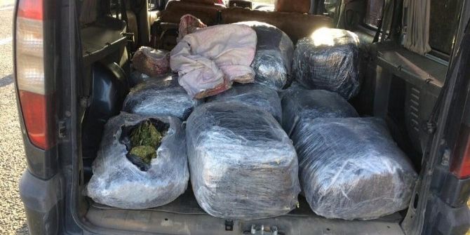 106 Kilo Esrar Ele Geçirildi