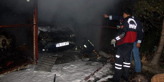 Safranbolu’da Garaj Yangını