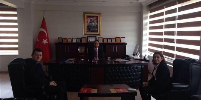 Devlet Hastanesi Başhekimi Sarıçam’dan Kaymakam Kubilay’a Ziyaret