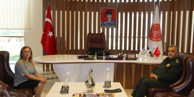 İl Garnizon Ve Jandarma Komutanı Akça’dan Rektör Kılıç’a Ziyaret