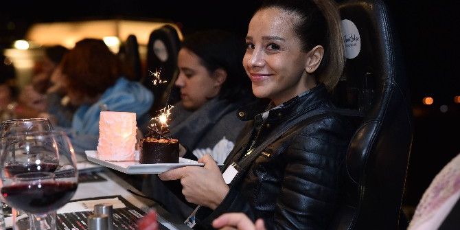 Gökyüzünde 55 Metrede Yemek Keyfi