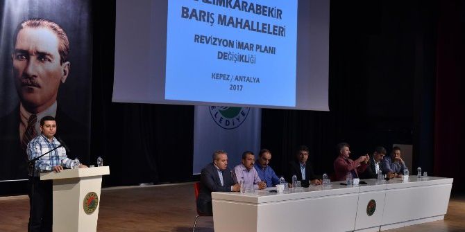 Kepez Belediyesi, 3 Mahalle İçin Revizyon Çalışmasına Başladı