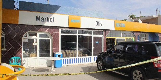 Ak Partili Başkanın Saldırıya Uğrada Petrol İstasyonu, Güvenlik Şeridi İle Kapatıldı