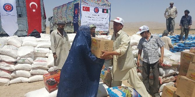 Tika’dan Afganistan’da Savaş Mağduru 300 Aileye Gıda Yardımı