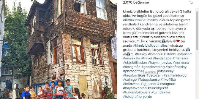 ‘Kırmızı Bisikletim’den Çocuklara Yardım