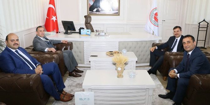 Kaymakam Öz İle Başkan Orhan’dan Bölge Adliye Ve İdare Mahkemesi’ne Ziyaret