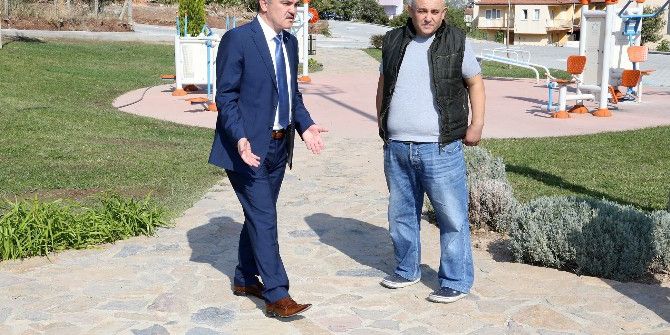 Başkan Gürlesin Tekke Mahallesinde İncelemelerde Bulundu