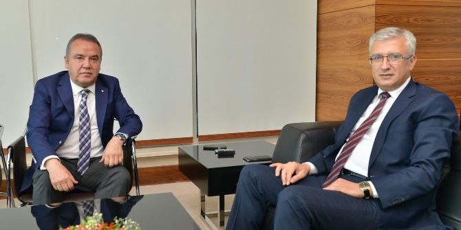 Cumhuriyet Başsavcısı Solmaz’dan Başkan Böcek’e Ziyaret