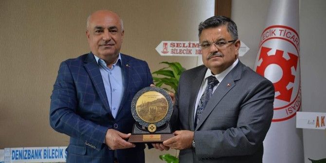 Bilecik Belediye Başkanı Selim Yağcı’dan Tso Başkanı Ateş’e Ziyaret