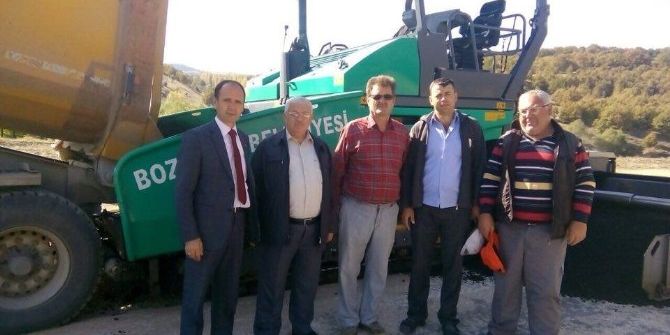 Bozüyük’te Köy Yolları Asfaltlanıyor