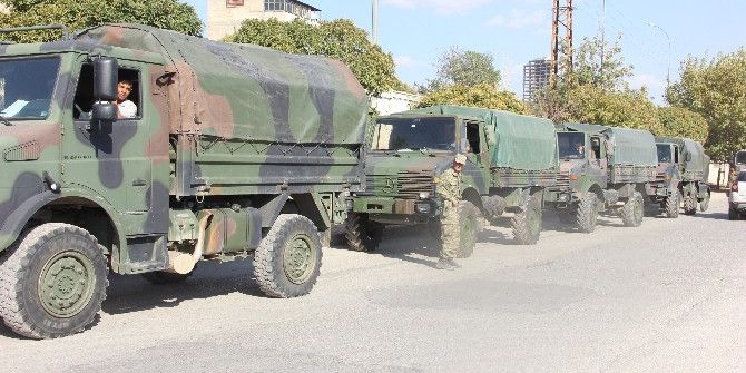 Gaziantep’e Asker Sevkıyatı