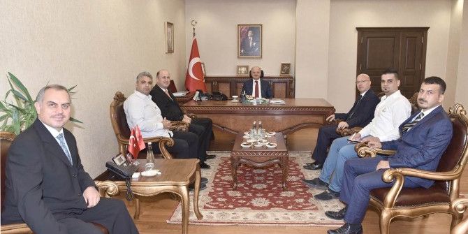 Vali Çakacak, Tgc Başkanı Geçim Ve Üyelerini Kabul Etti