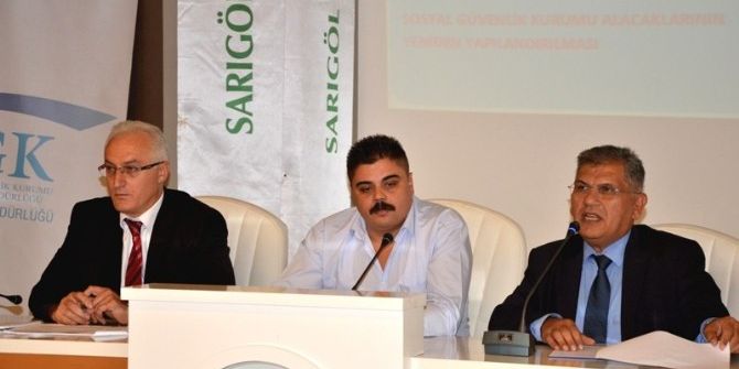 Sarıgöl Esnafı Yapılandırma Konusunda Bilgilendirildi