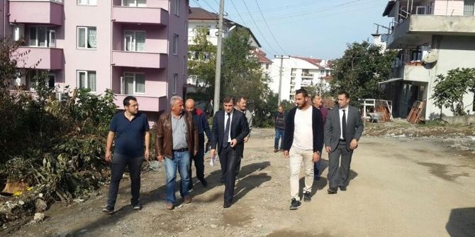 Akçakoca Keskin Sokakta Çalışmalar Start Aldı