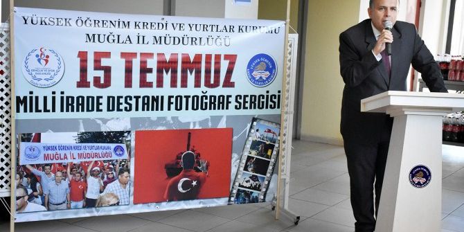 Muğla Yurtkur’da 15 Temmuz Sergisi