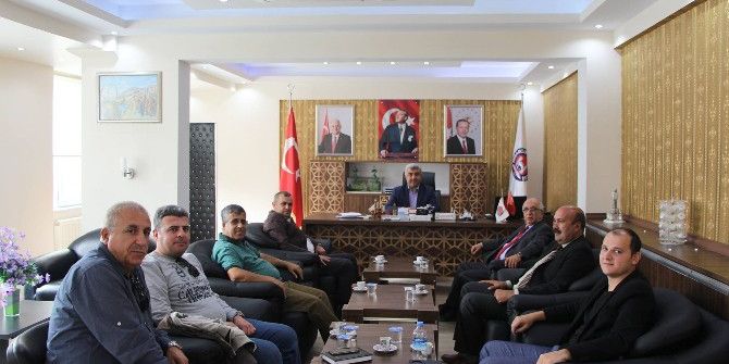 Karayolları 14. Bölge Müdürü Yazıcıoğlu’ndan Başkan Çalışkan’a Ziyaret