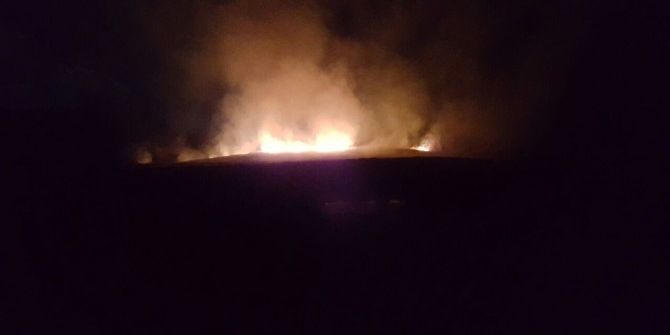 Erciyes’te Yangın