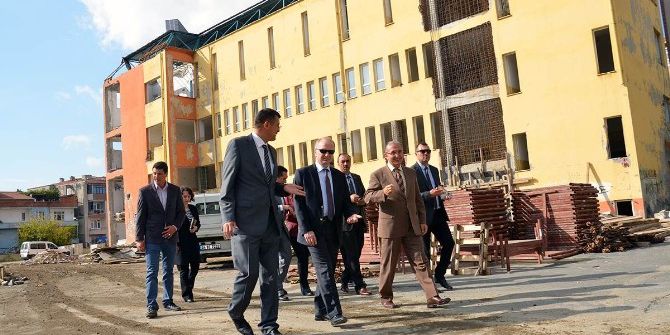 Vali Ceylan Devam Eden Yatırımları İnceledi