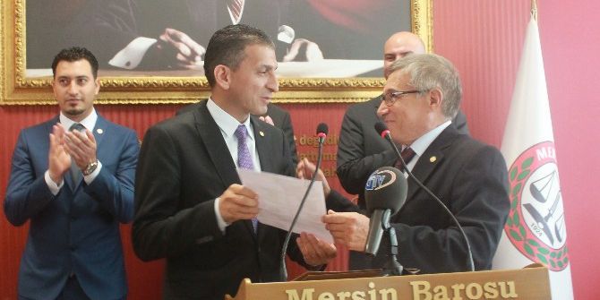 Mersin Barosu’nda Görev Değişimi