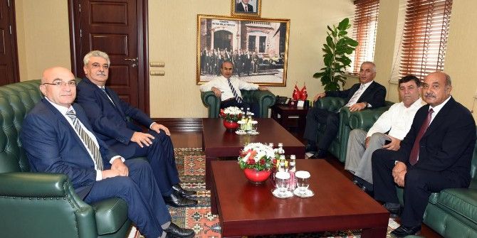 Halk Otobüsleri Esnafından Vali Demirtaş’a Ziyaret