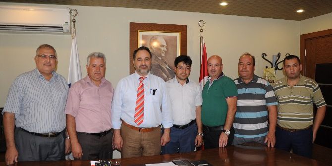 Erdemli’de Sendika Ve Dernek Temsilcilerinden Müftülük Ziyareti