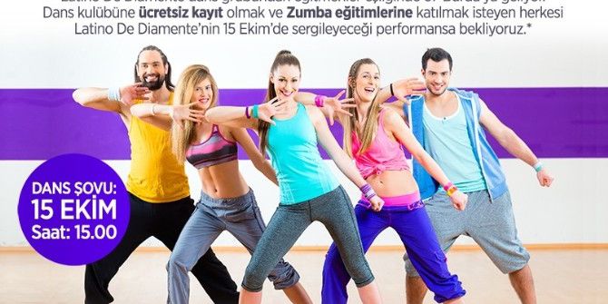 Dans Ederken Forma Sokan Zumba Dersleri